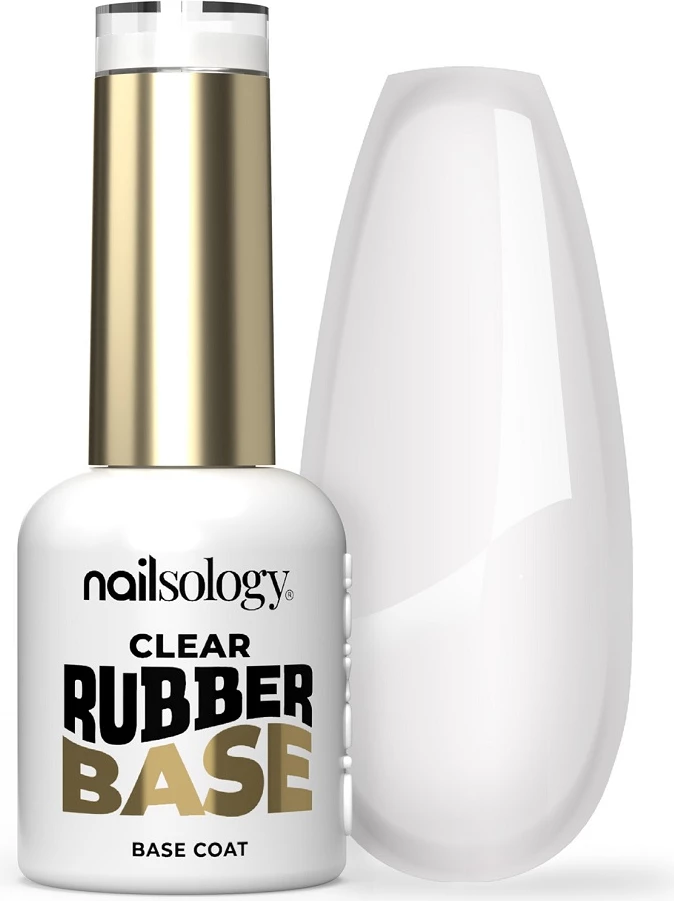 Bazë gome për thonj Clavier Nailsology Clear Rubber Base për femra 8ml