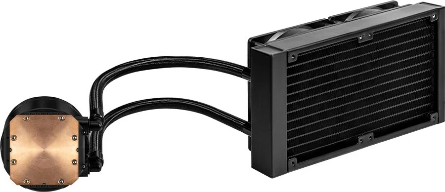 Komplet ftohës me ujë për kasë, Savio VELOX 240MM, 2x12 cm, RGB, i zi