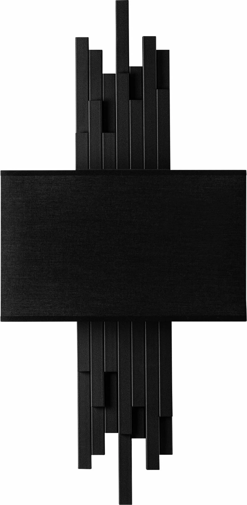 Llambë muri Opviq, Axıs - 15104, metal dhe stof, ngjyrë e zezë