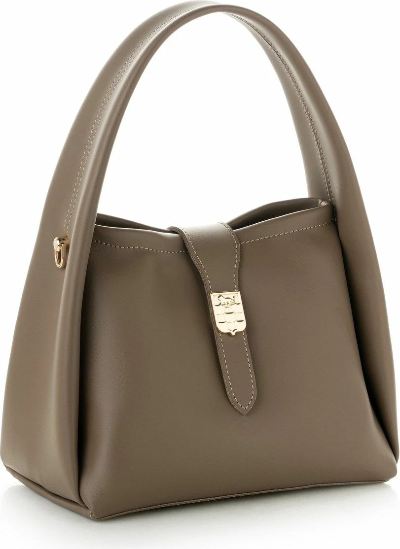 Çantë dore Vince Camuto, ngjyrë mink e errët, Turin