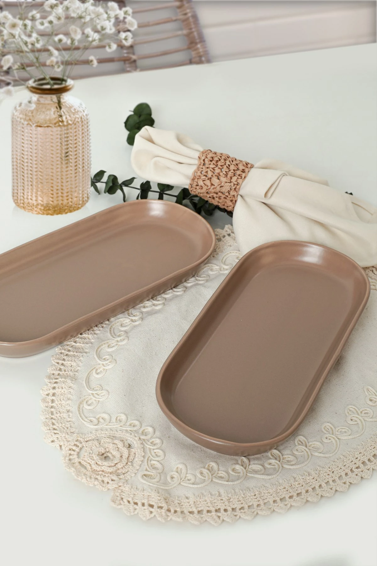 Set pjatash servirëse (2 copë), Hermia Concept, ST080102F977A000000MAKYK00