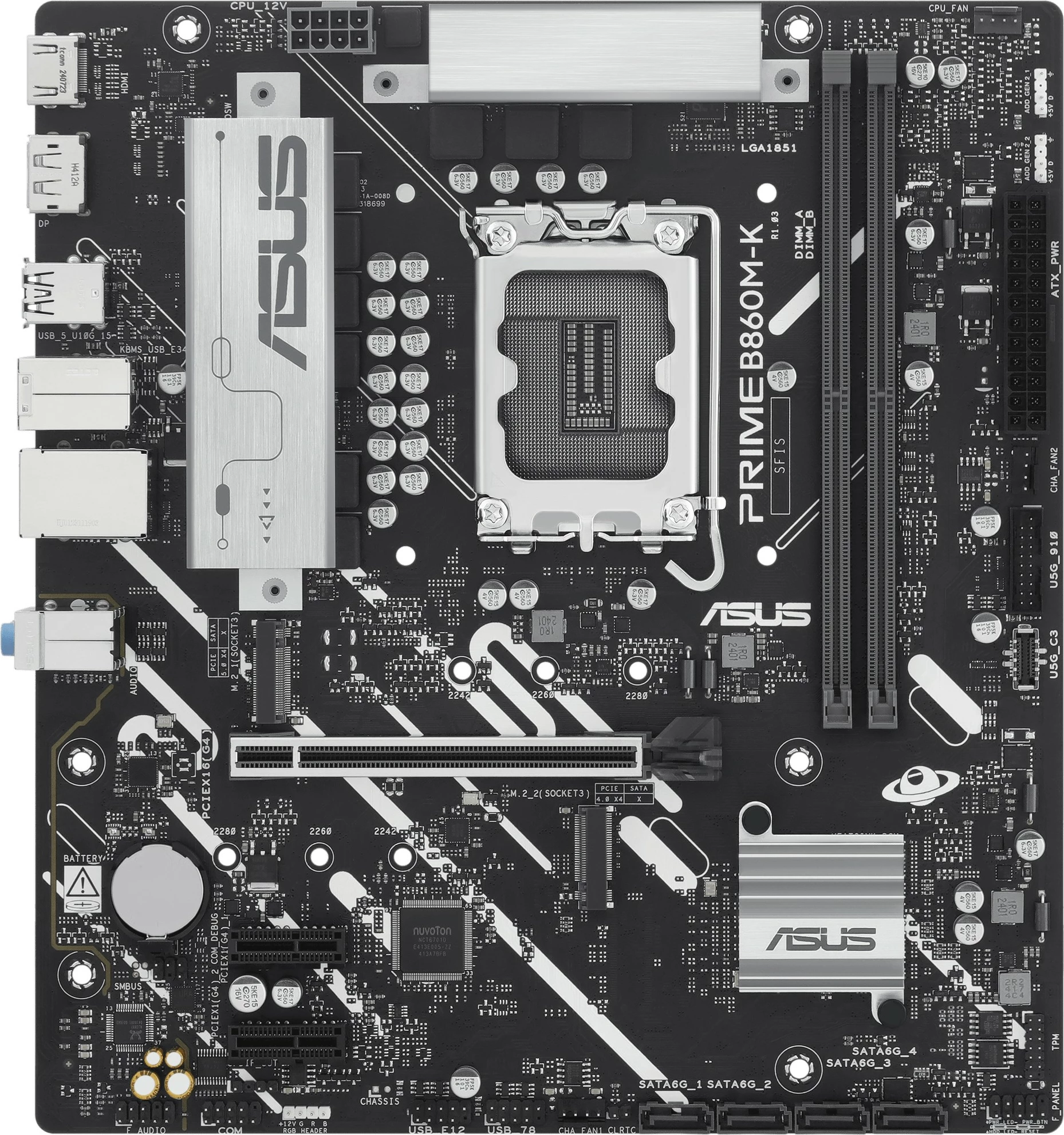 Pllakë amë ASUS PRIME B860M-K, LGA1851
