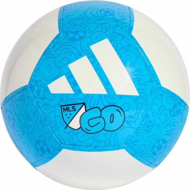 Top futbolli adidas, bardh e kaltër