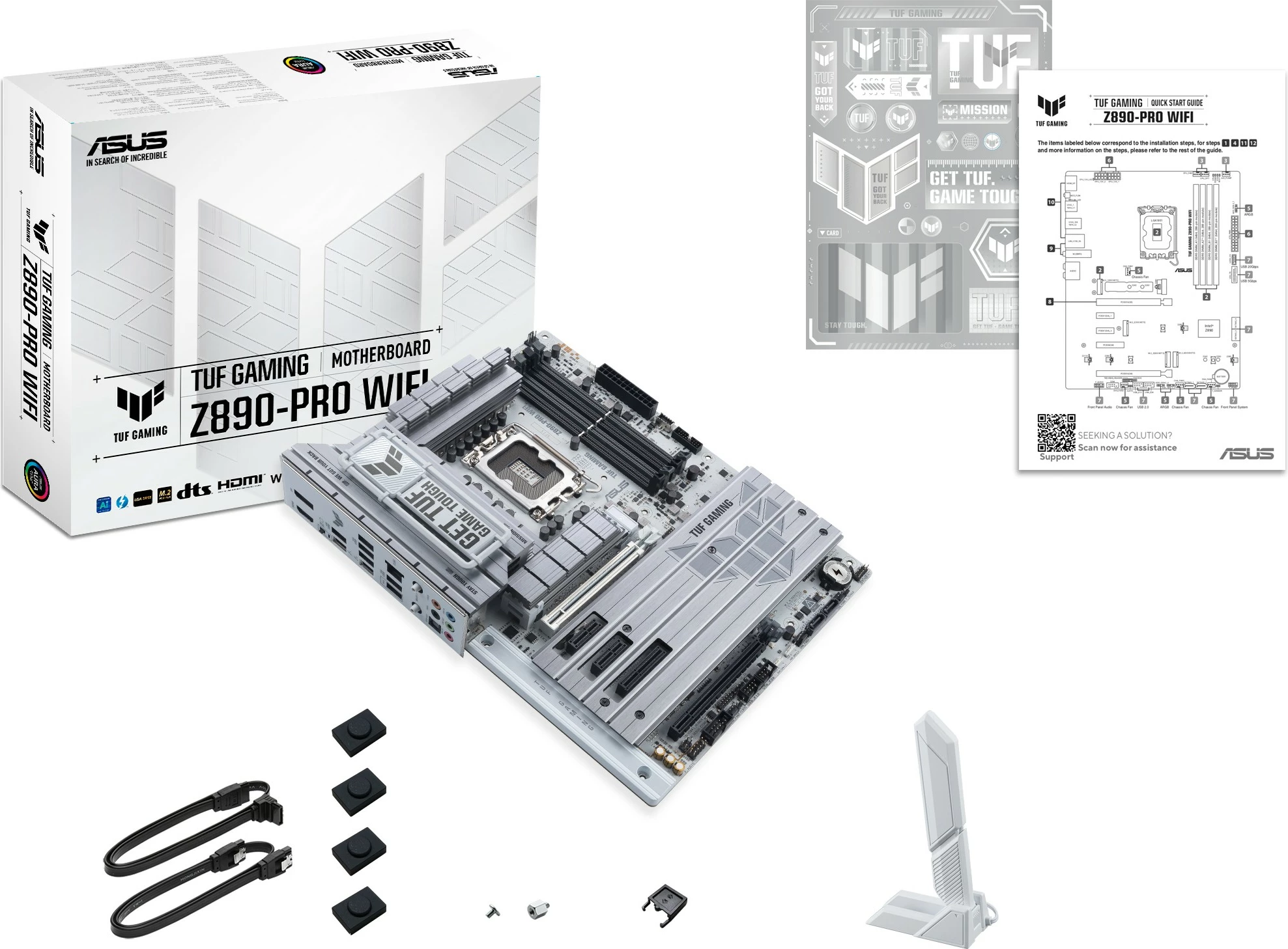 Pllakë amë ASUS TUF GAMING Z890-PRO WIFI, Intel, LGA 1851, DDR5, 192 GB
