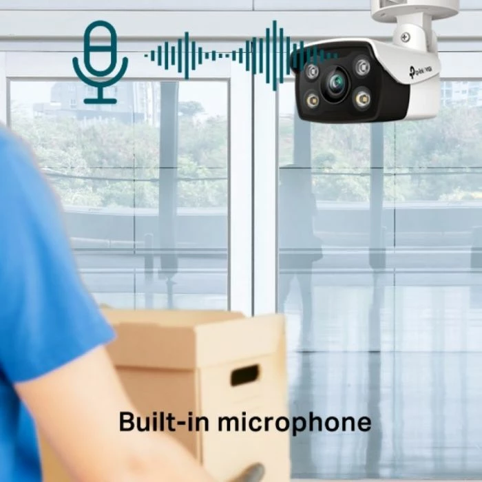 Kamerë sigurie IP TP-LINK VIGI C330 3MP lente 6mm, PoE, IP67, full-color, bardh/zi