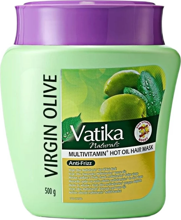 Maskë për flokë për femra Dabur Vatika Virgin Olive Intensively Strengthening, 500g