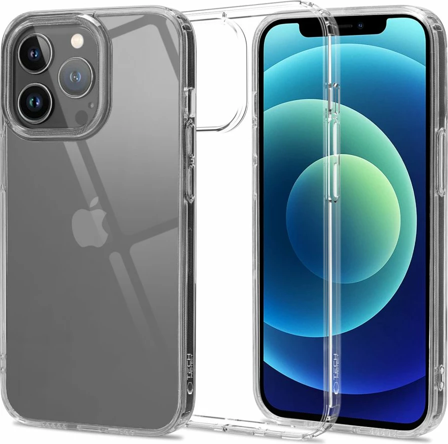 Mbështjellës Tech-Protect FlexAir Hybrid për iPhone 12 / 12 Pro, Transparent