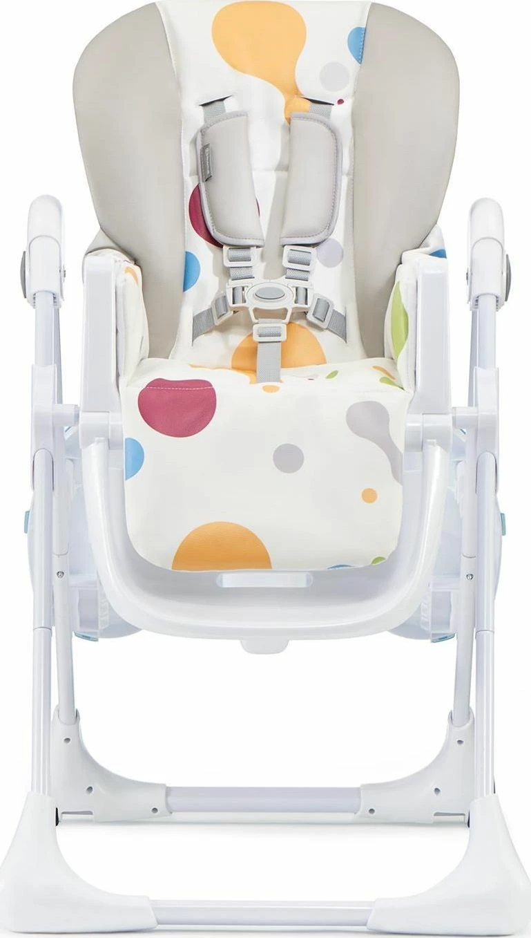 Karrige ushqimi 2n1 KinderKraft Yummy, e palosshme, me rrota, 7 nivele lartësie, multikolore