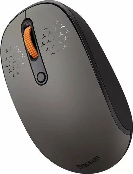 Maus Baseus F01B Tri-Mode 1600 DPI, Bluetooth + 2.4G, lidhje 3 pajisje, gri