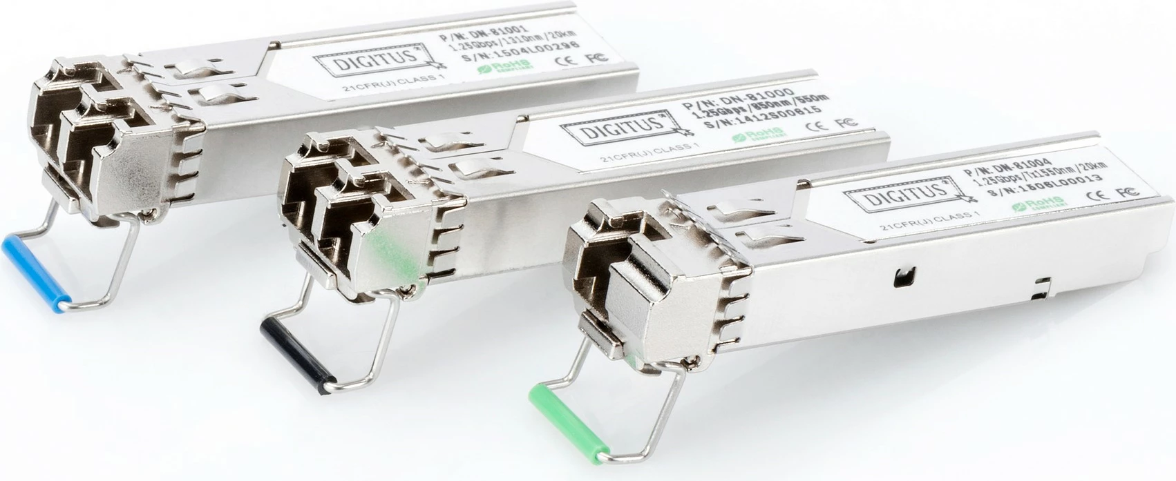 SFP modul Digitus mini GBIC, 1.25 Gbps, fiber optik, LC, 500m