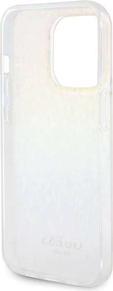 Mbështjellës Guess IML Faceted Mirror Disco Iridescent për iPhone 14 Pro Max, shumëngjyrësh