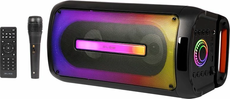 Boks Bluetooth BLOW CITYLIGHT me telekomandë dhe mikrofon, i zi