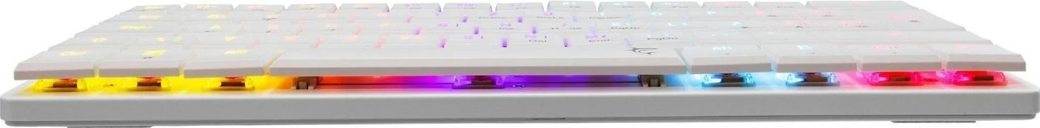 Tastierë gaming White Shark Nagamaki, 60%, red switch, RGB, e bardhë