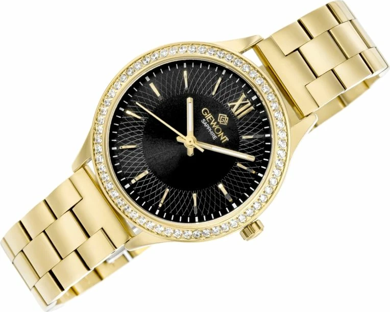 Orë dore femrash Giewont GW1140-B4, gold black, set