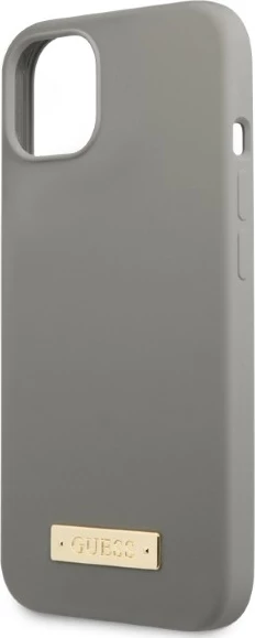 Mbështjellës Guess GUHMP13SSPLG për iPhone 13 mini 5.4", silikon, MagSafe, Gri