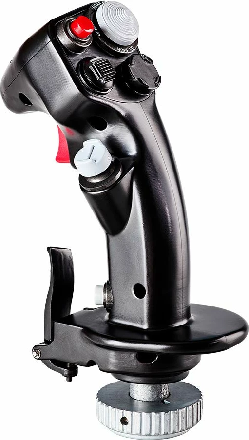 Dorezë joystick HOTAS Thrustmaster F-16C Viper Add-On Grip, 19 butona, metal, e zezë
