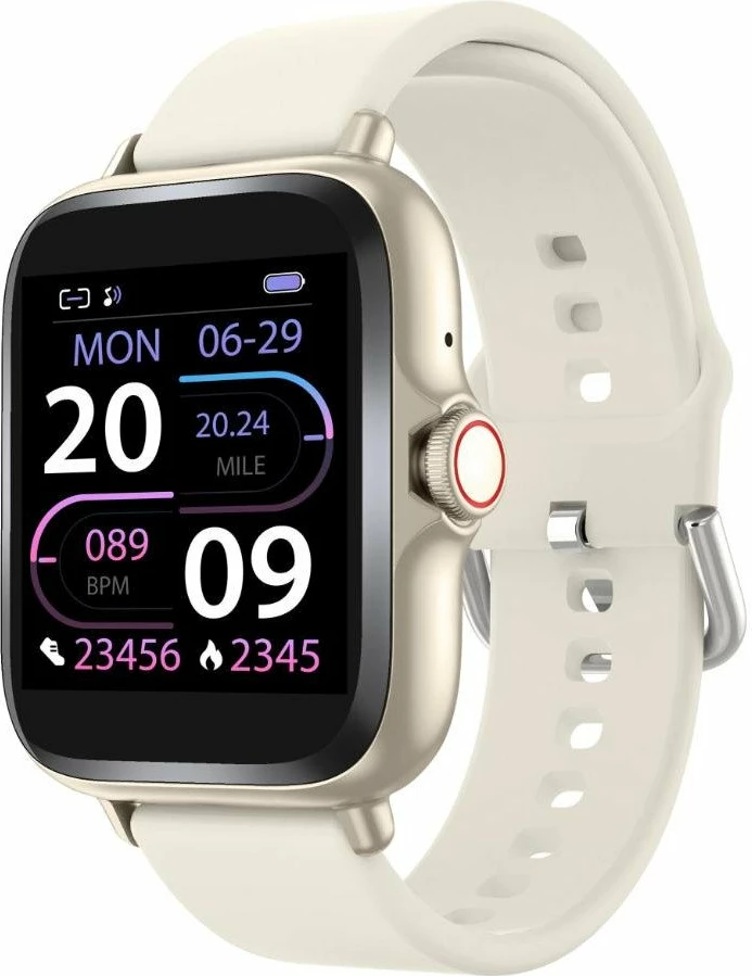 Smartwatch Denver SWC-156BEMK2 1.44\" TFT touchscreen Bluetooth 5.0 150 mAh, bezhë