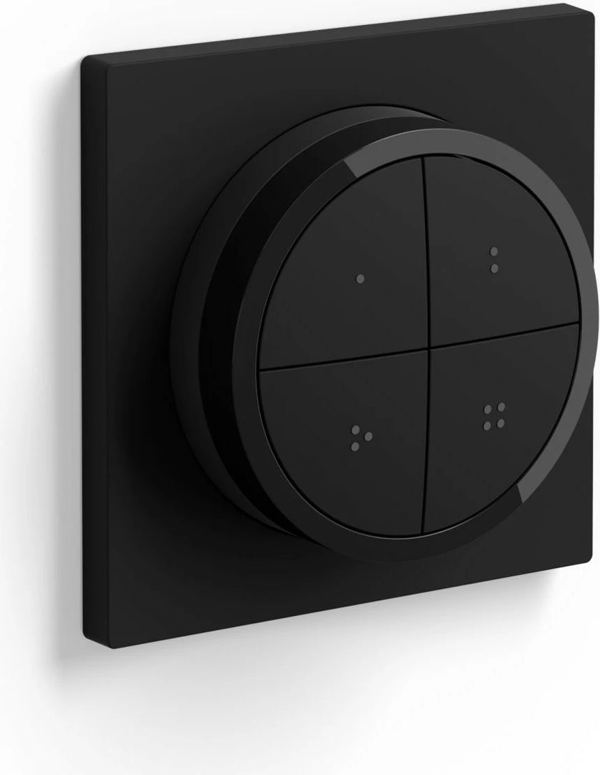 Switch Philips Hue Tap dial, Wireless, Plastikë, IP20, Zi