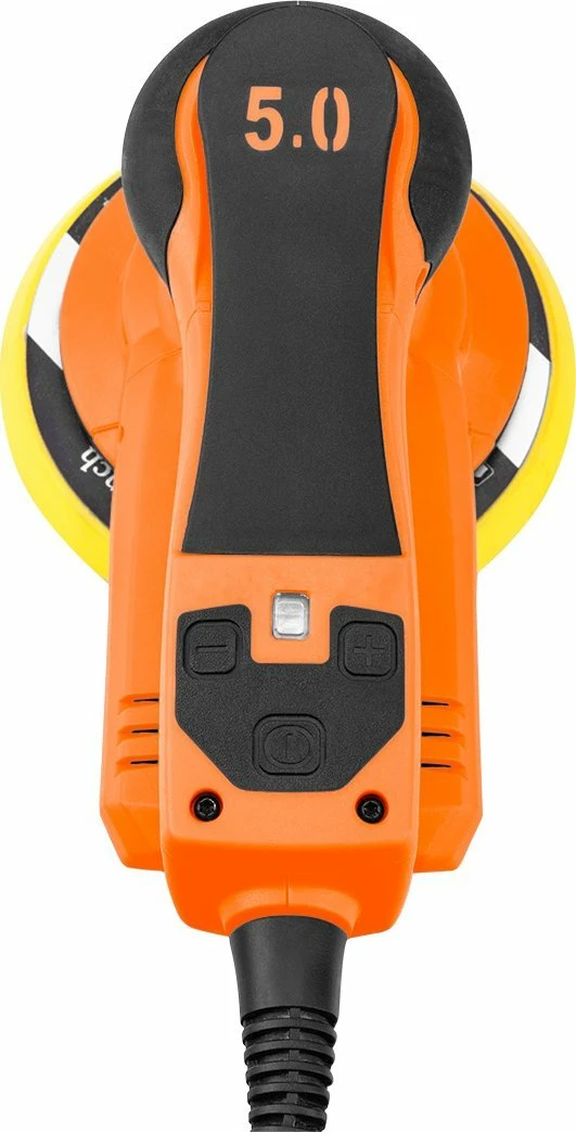 Lëmues orbital Neo Tools 04-721 350W 150mm brushless, set 6 letra zmerile, portokalli/zi