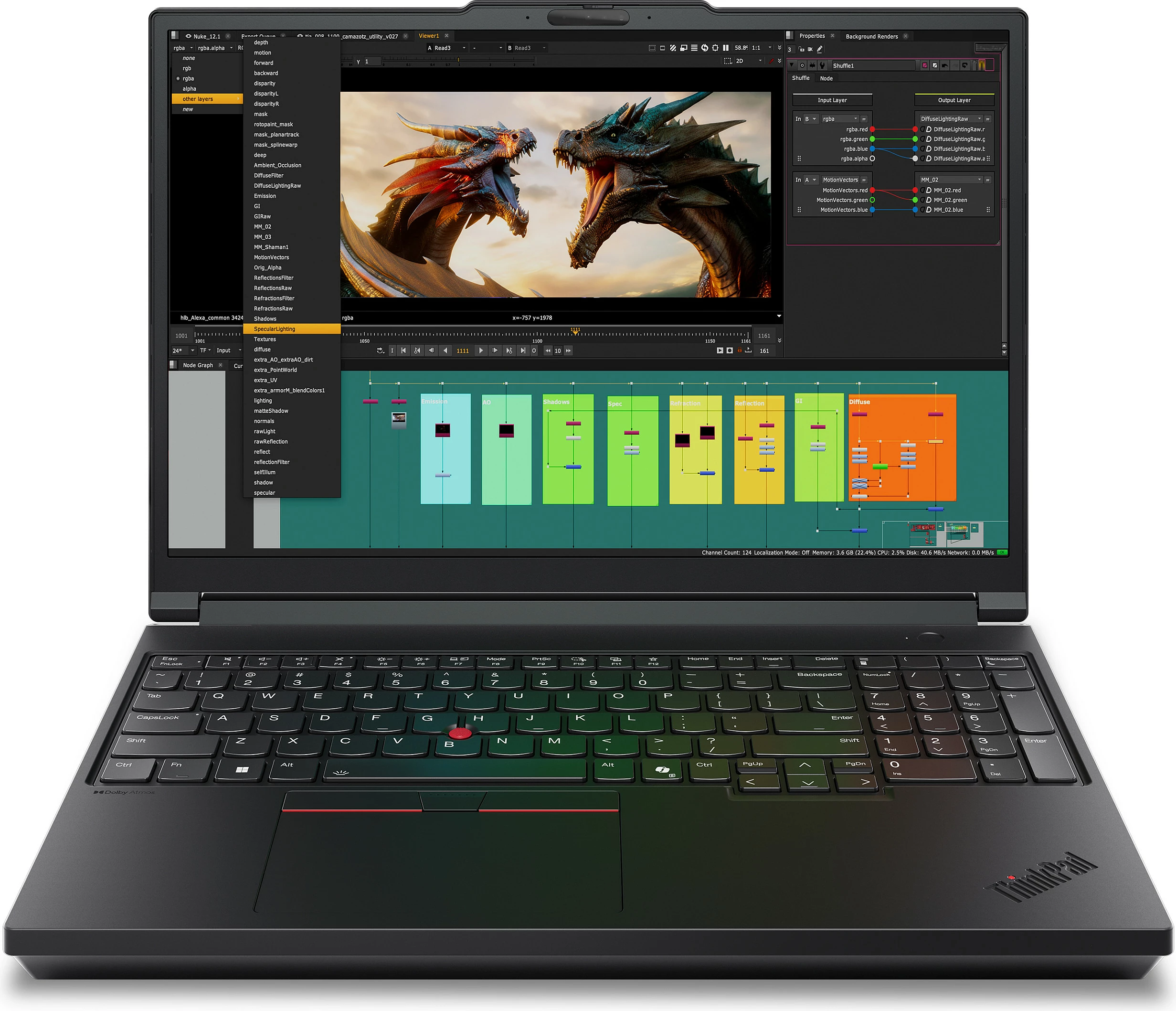 Laptop Lenovo ThinkPad P16 G3 21RQ, Core Ultra 7 255HX, 32GB RAM, 1TB SSD, RTX PRO 3000 12GB, 16" 1920x1200, Windows 11 Pro, i zi
