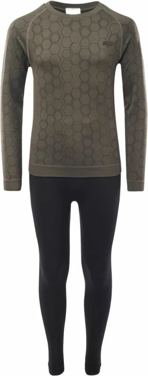 Veshje termoaktive për fëmijë Bejo, e zezë dhe e gjelbër