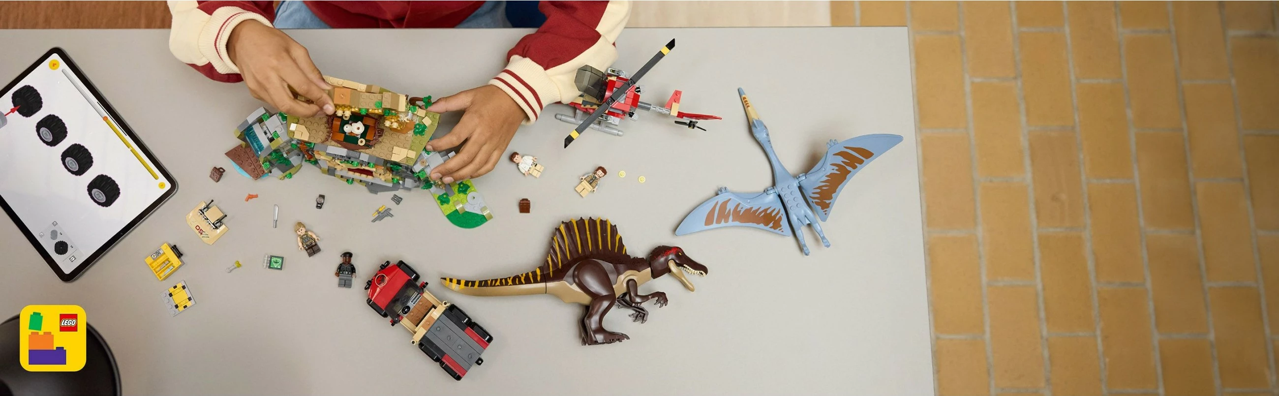 Set ndërtimi LEGO Jurassic World 76976, 984 pjesë, shumëngjyrësh