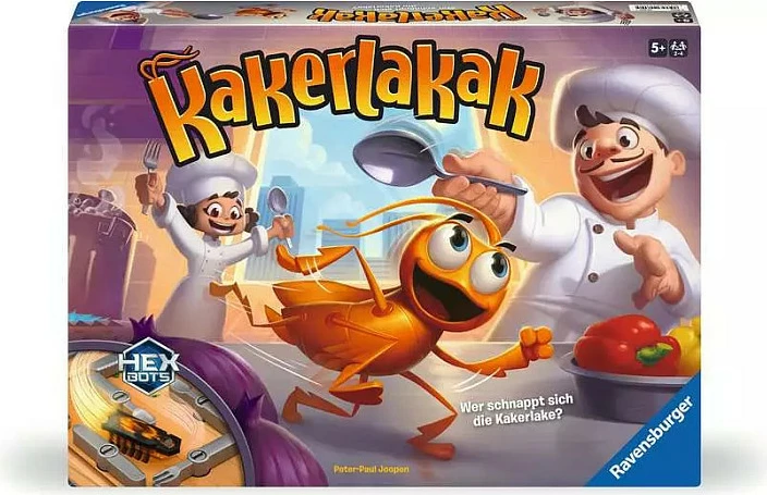 Lojë tavoline Ravensburger Kakerlakak, me buburrec elektronik HEXBUG, 5+