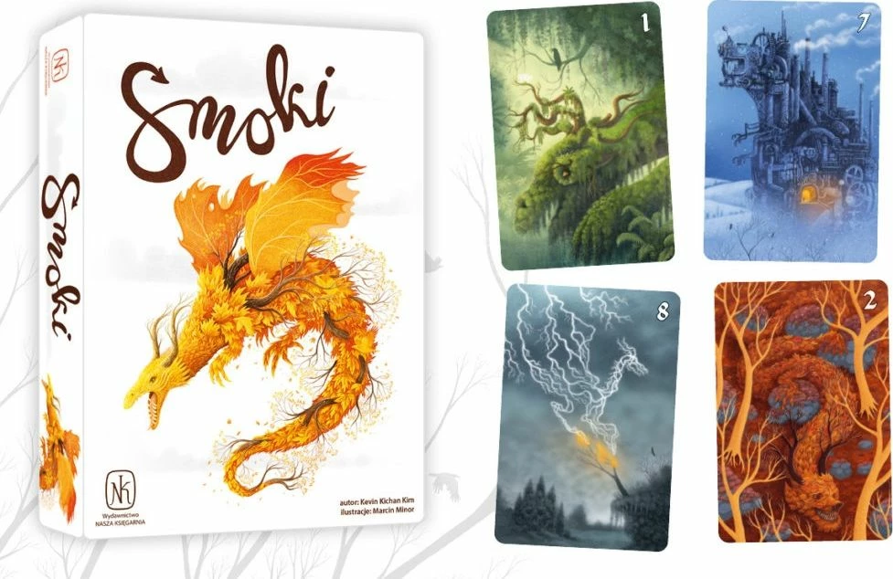 Lojë tavoline Nasza Księgarnia Dragons (Smoki), 2-5 lojtarë, 6+ vjeç, 30 min, polonisht