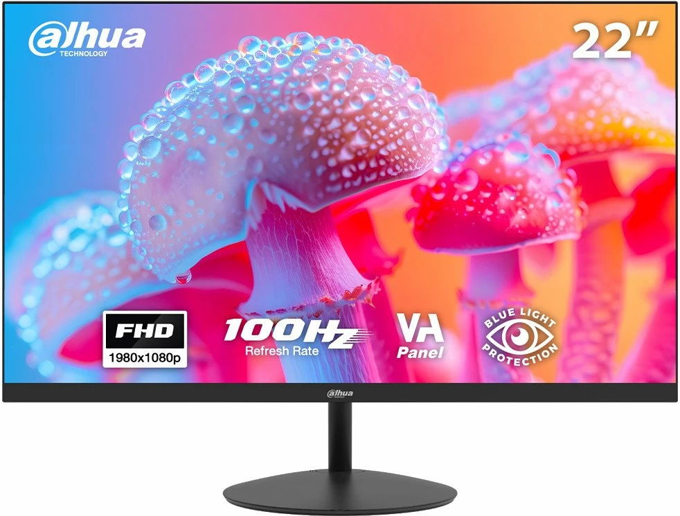 Monitor Dahua DHI-LM22-A200Y 21.45\" Full HD 100Hz VA, i zi