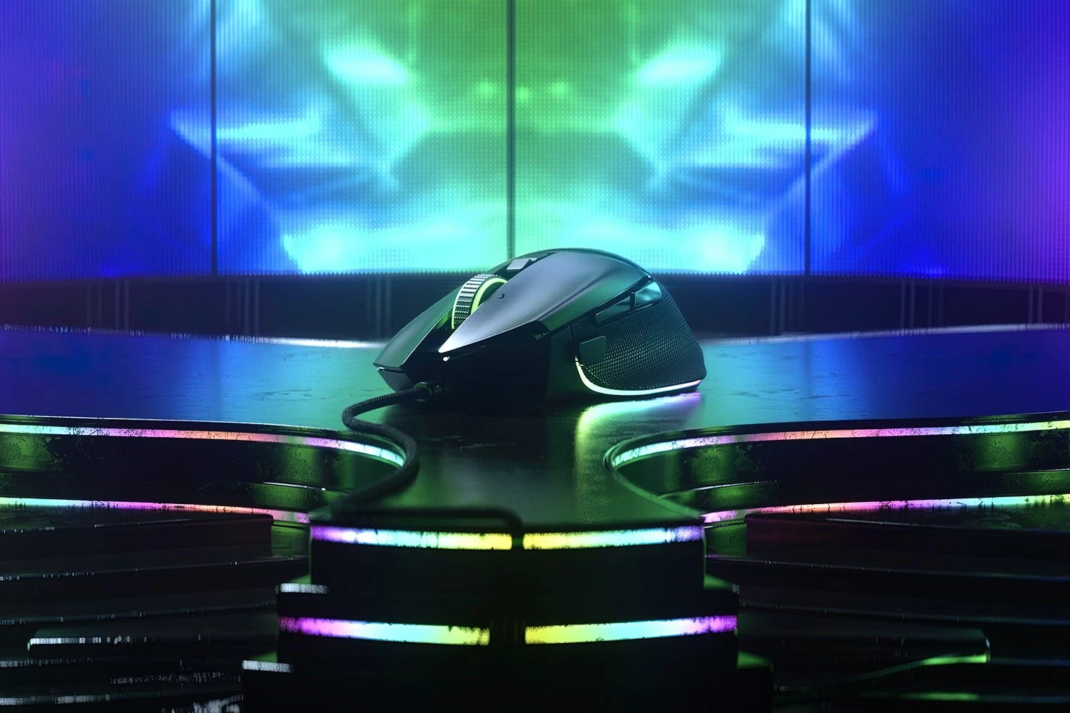 Maus Razer Basilisk V3 26000 DPI USB Type-A për të djathtën, i zi RGB