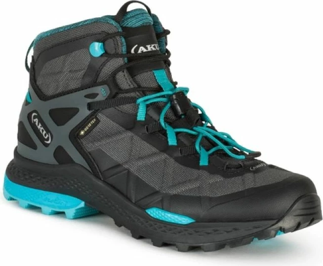 Atlete hiking Aku Rocket Mid DFS GTX femra, të zeza/turquoise