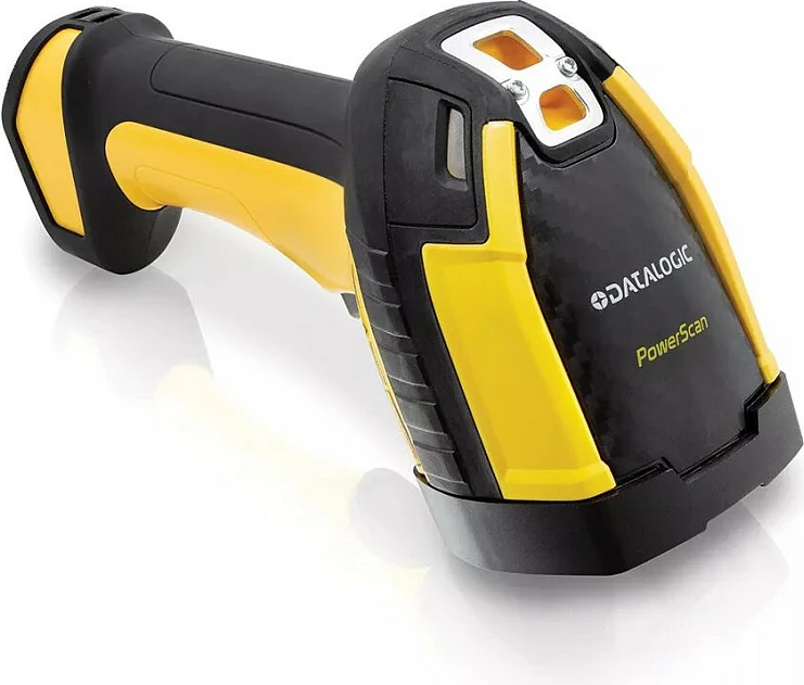 Skaner barkodi Datalogic PowerScan PM9600, USB kit, verdhë/zi