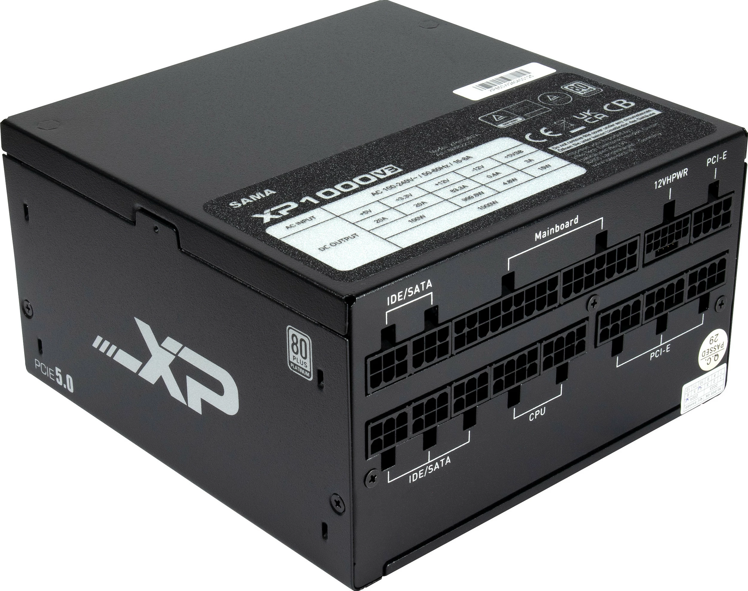 Furnizues rryme Inter-Tech SAMA XPH-1000A, 1000W, modular, 12-pin GPU, 3x PCIe, i zi