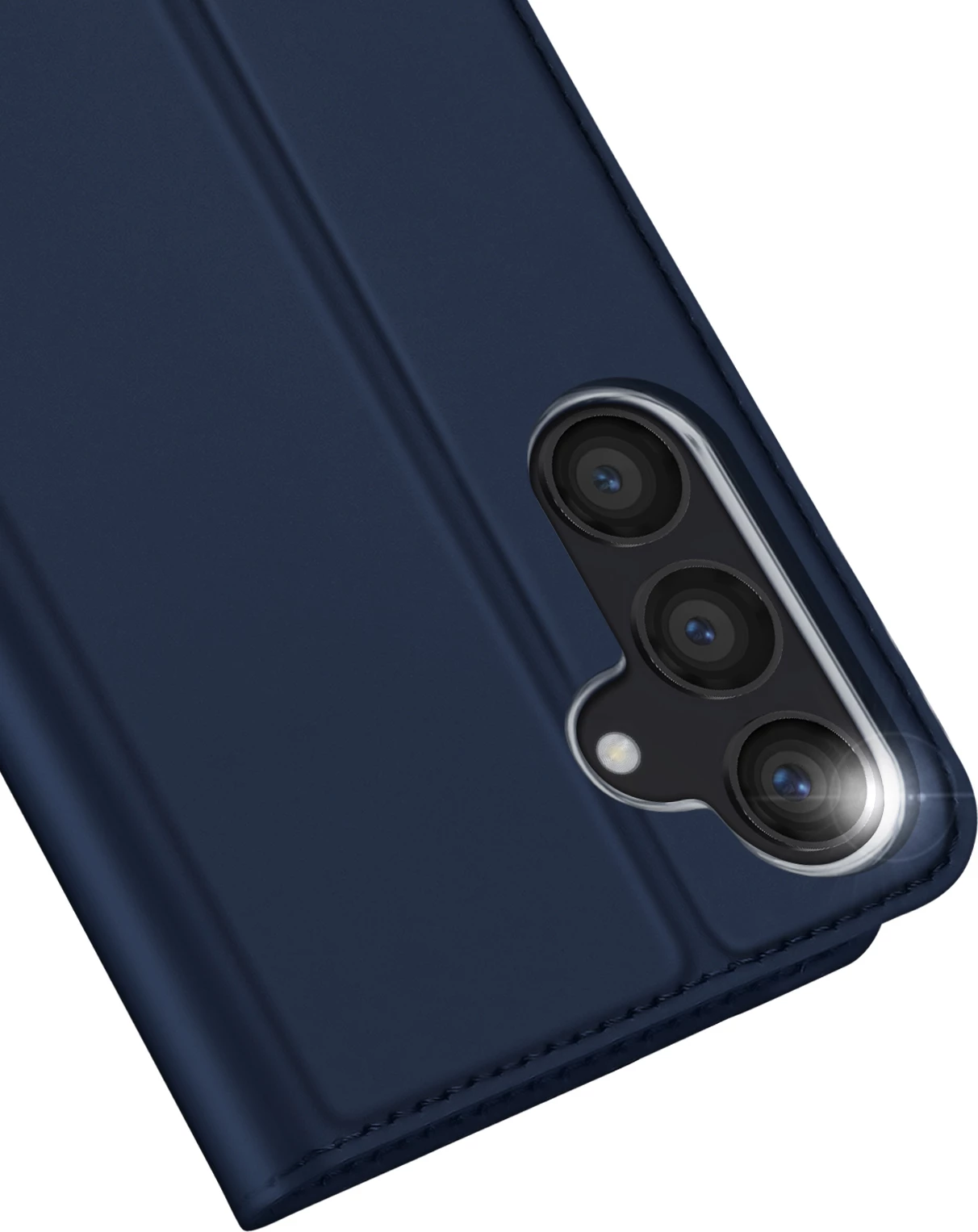 Mbështjellës Dux Ducis Skin Pro për Samsung Galaxy S24, me kapak, kaltër