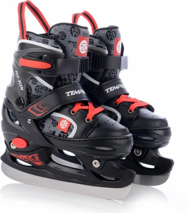 Patina të rregullueshme për fëmijë Tempish, të zeza