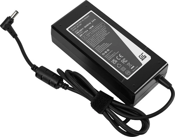 Karikues/Adapter laptopi Green Cell PRO 20V 7.5A 150W për ASUS TUF Gaming FX505/X571GT, ROG Strix G531GT, i zi