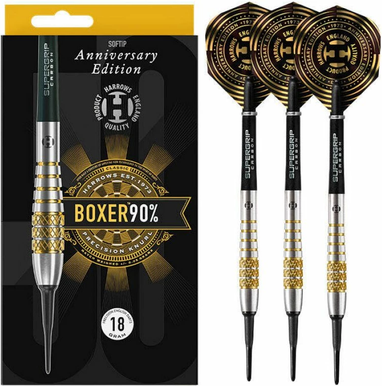 Shigjeta dart Harrows për meshkuj, Boxer Bomb 90% softip