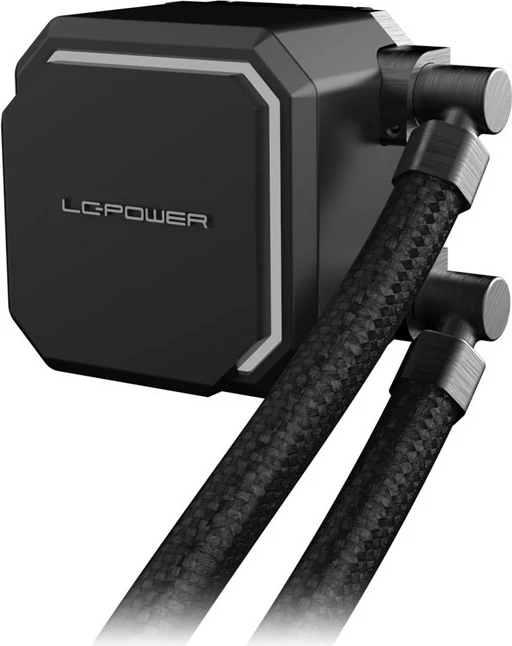 Ftohës uji all-in-one LC-Power LC-CC-240-B, 2x120mm, RGB, i zi