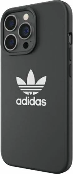 Mbështjellës Adidas Originals OR Silicone Case FW21 për iPhone 13 Pro/13 6.1", silikon me bërthamë polikarbonati, kompatibil me karikim wireless, i zi