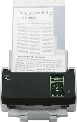 Skaner Ricoh fi-8040, 210 x 297 mm, 600 x 600 DPI, 24 bit, 8 bit, 40 ppm, 80 ipm