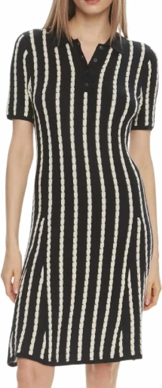 Fustan Tommy Hilfiger për femra, i bardhë dhe blu