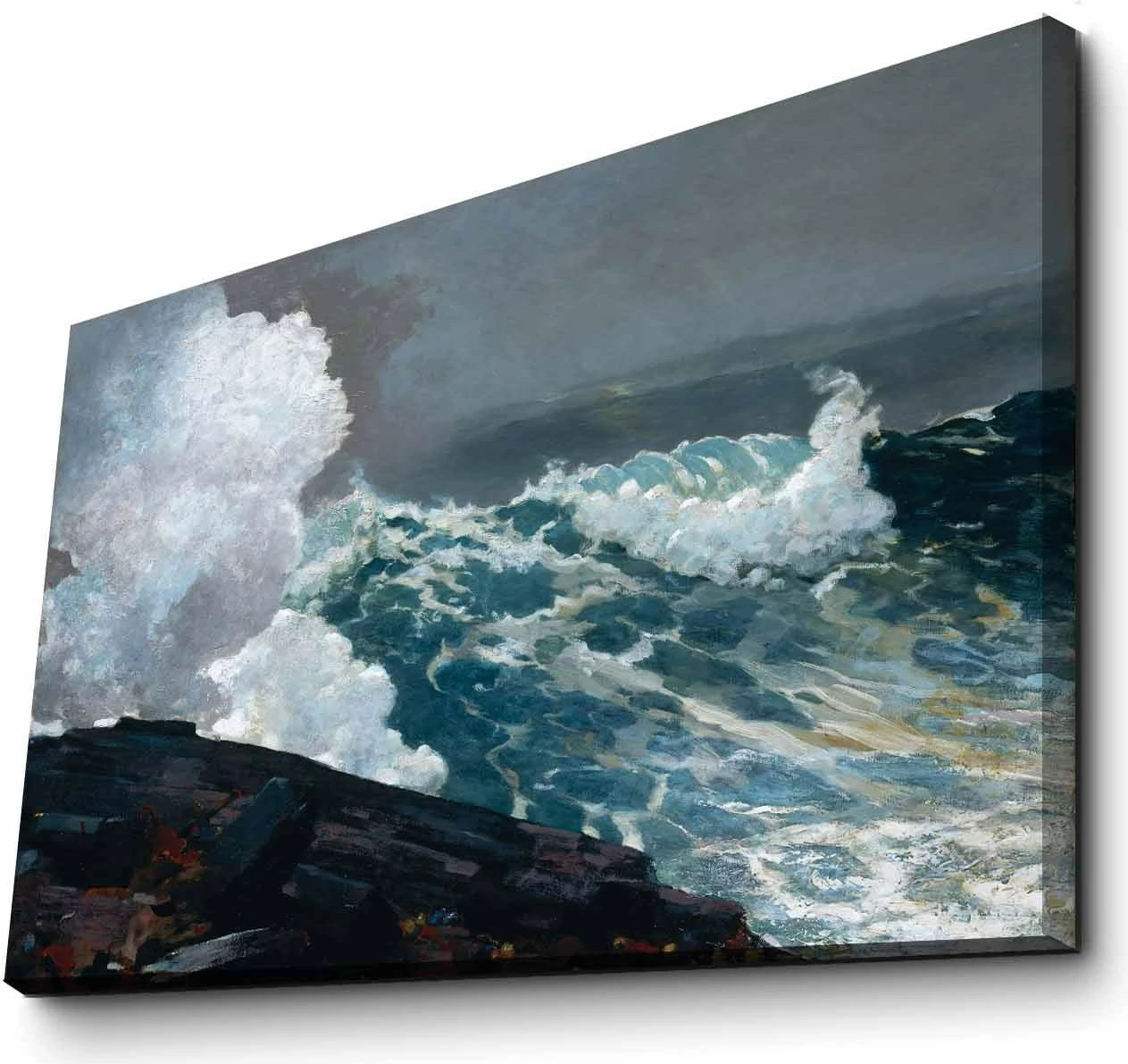 Pikturë dekorative në kanavacë, Wallity FAMOUSART-089, shumëngjyrëshe, 45x70cm