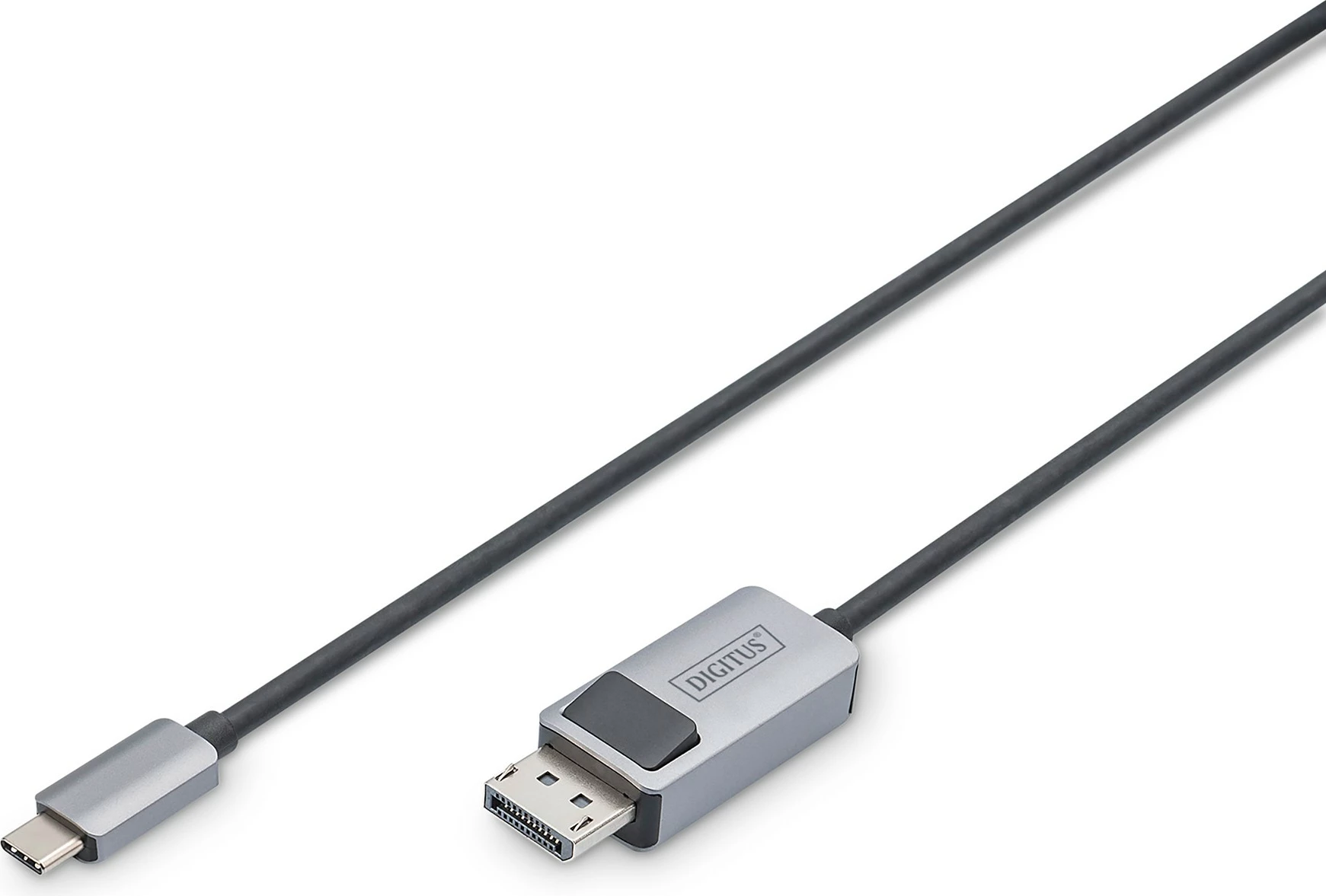Kabllo USB Type-C në DisplayPort Digitus 2m, 8K, e zezë