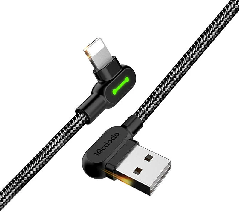 Kabllo USB në Lightning Mcdodo CA-4673, 1.8m, e zezë