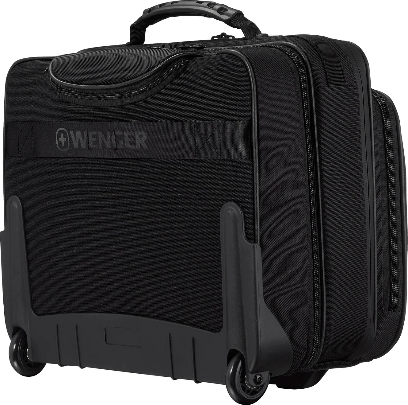 Çantë laptopi Wenger Legacy Black Series 15.6 inç me rrota, e zezë
