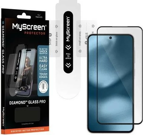 Mbështjellës xhami MyScreen Diamond Glass Pro për Samsung Galaxy S25 Ultra, zi