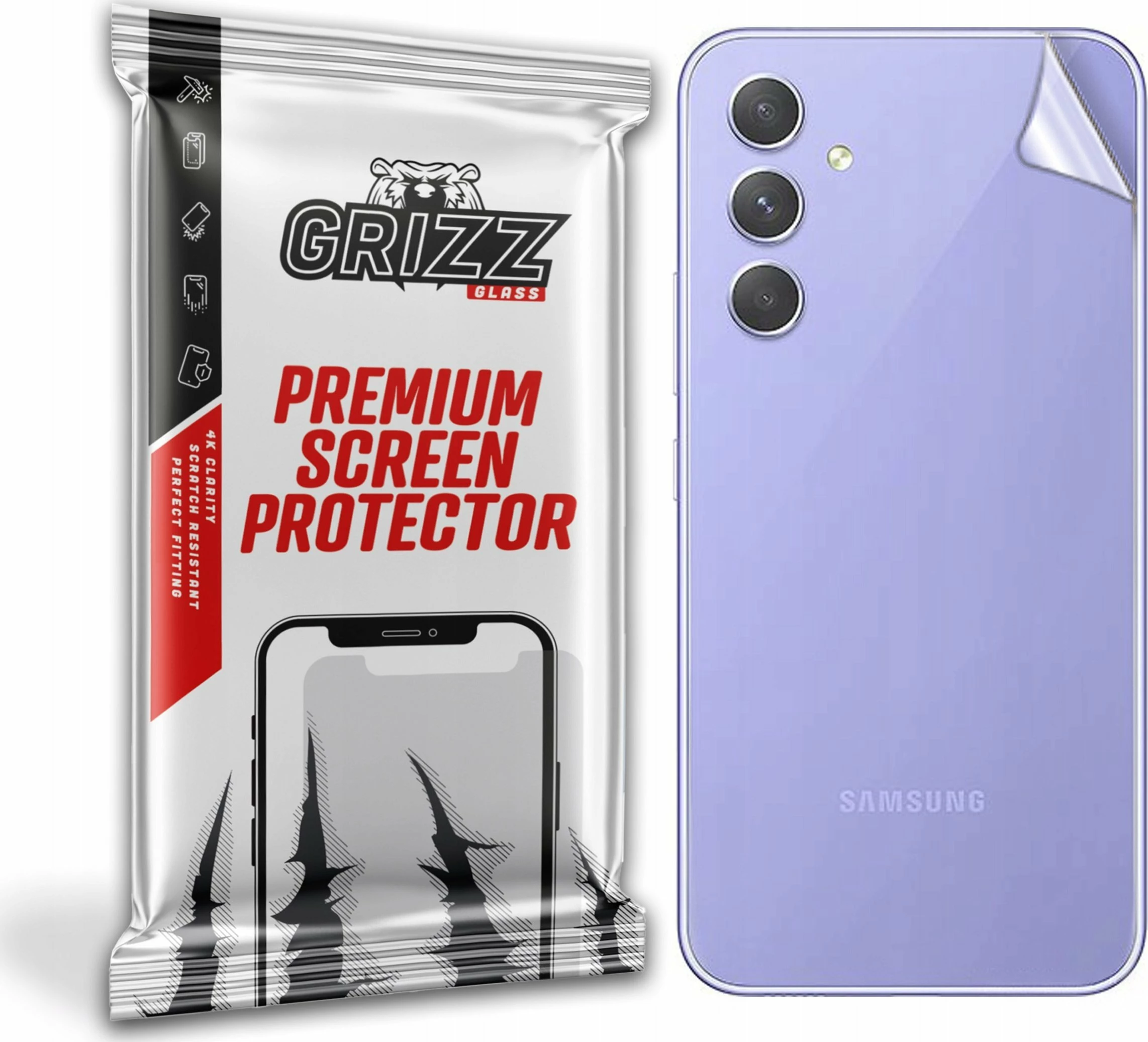 Foli mbrojtëse e pasme GrizzGlass SatinSkin GRZ4692 për Samsung Galaxy A54, 1 copë