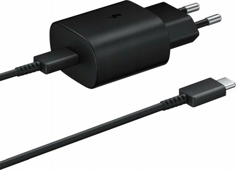 Karikues rrjeti Samsung Super Fast Charging 25W USB-C me kabllo EP-DG980BBE 1m, i zi