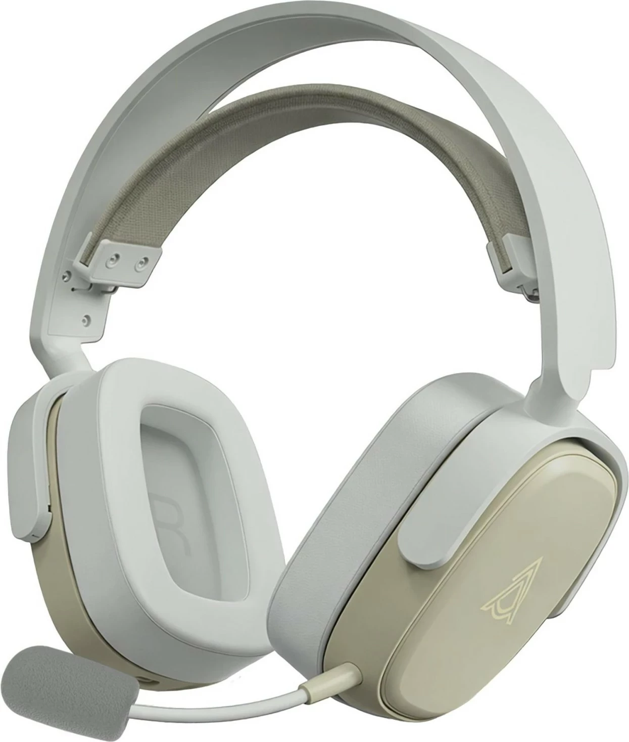 Kufje Ajazz AHM09 MAX 3-Mode, wireless/USB/3.5mm, mikrofon i shkëputshëm, gri