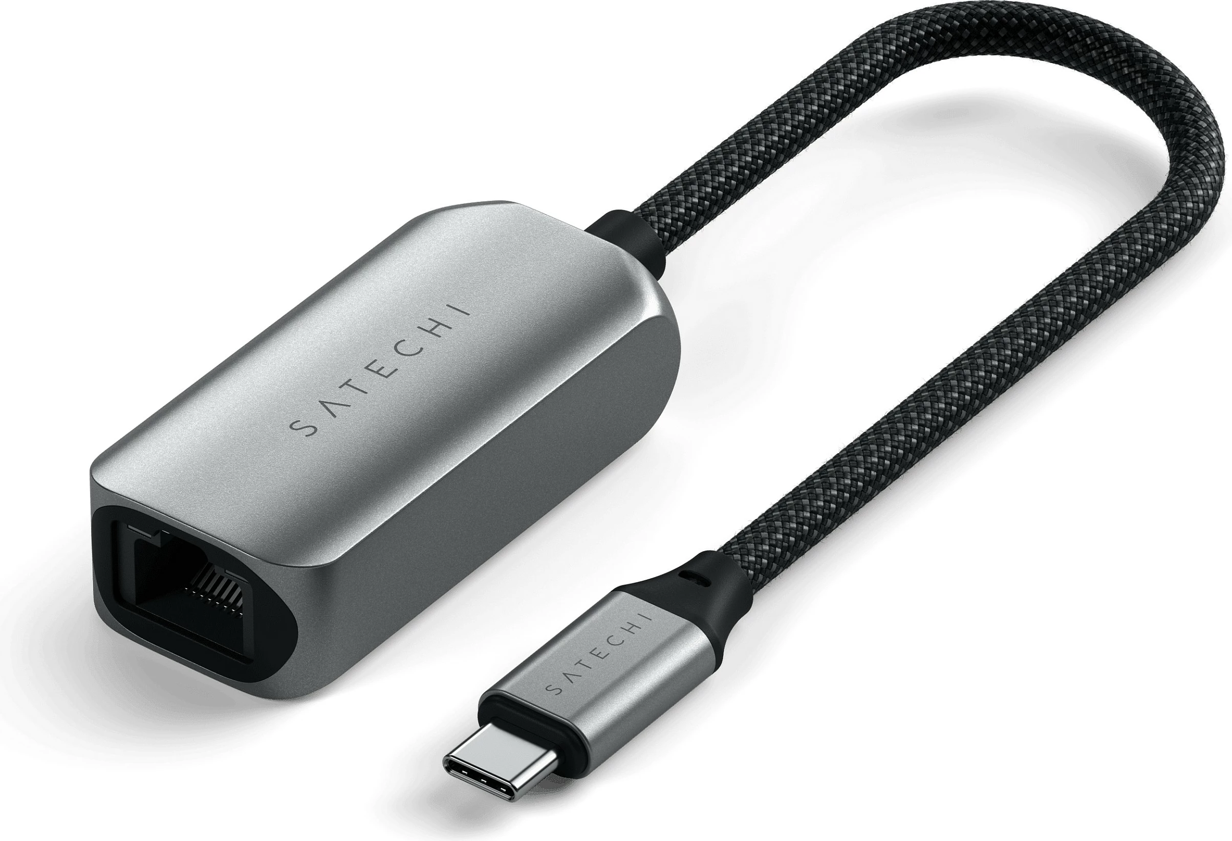 Adapter Ethernet Satechi USB-C 2.5 Gigabit, gri